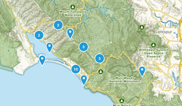 Stinson Beach, California Map