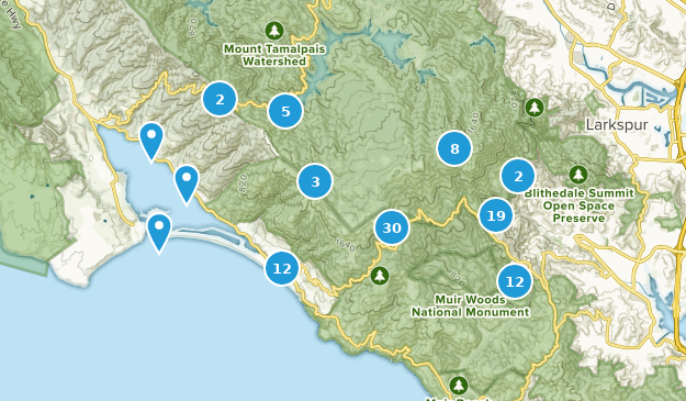 Stinson Beach, California Map