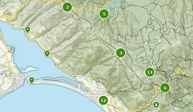Stinson Beach, California Map