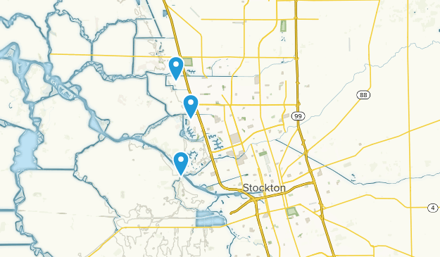 Stockton, California Map