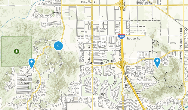 Sun City, California Map