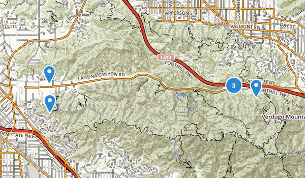 Sun Valley, California Map