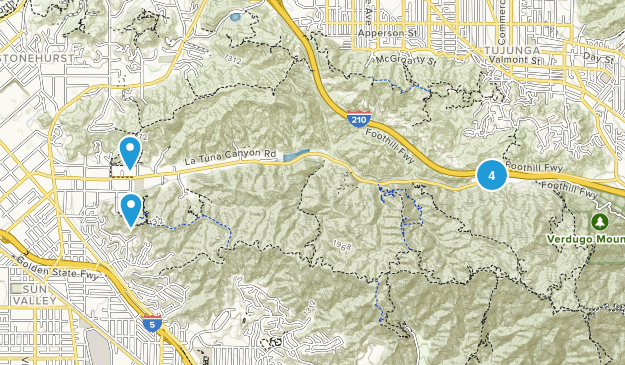 Sun Valley, California Map