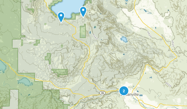 Susanville, California Map