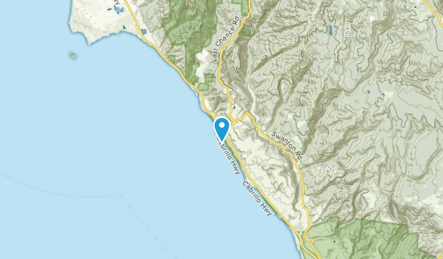 Swanton, California Map