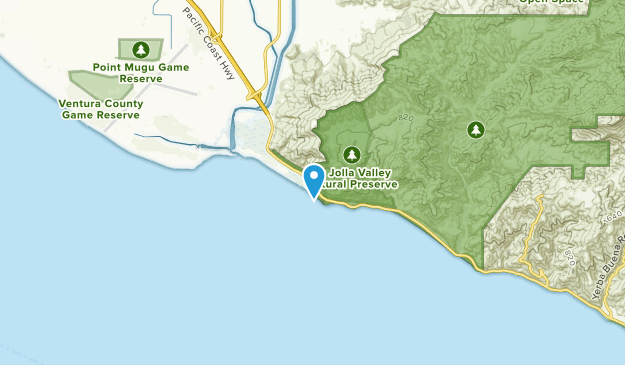 Sycamore Cove, California Map