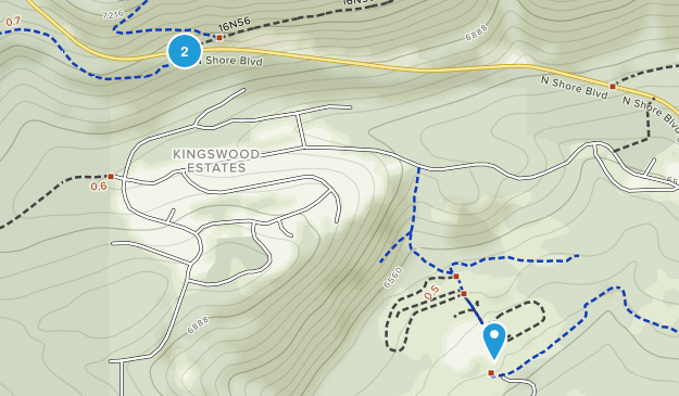 Tahoe Vista, California Map