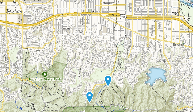 Tarzana, California Map
