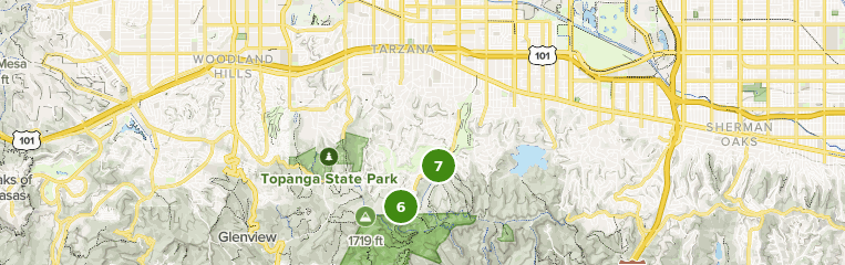Tarzana, California: Mapa de rutas