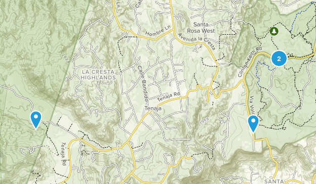 Tenaja, California Map
