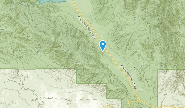 Thomas Mountain, California Map