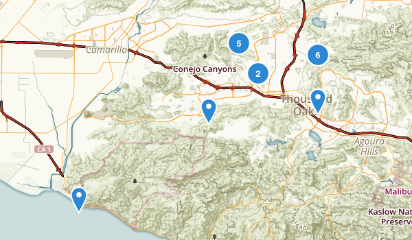 Thousand Oaks, California Map