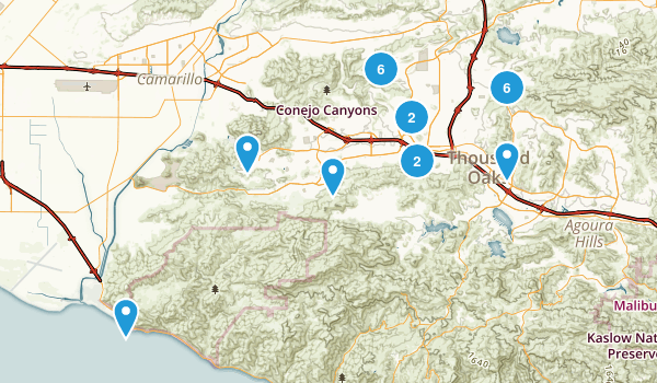 Thousand Oaks, California Map