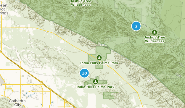 Thousand Palms, California Map