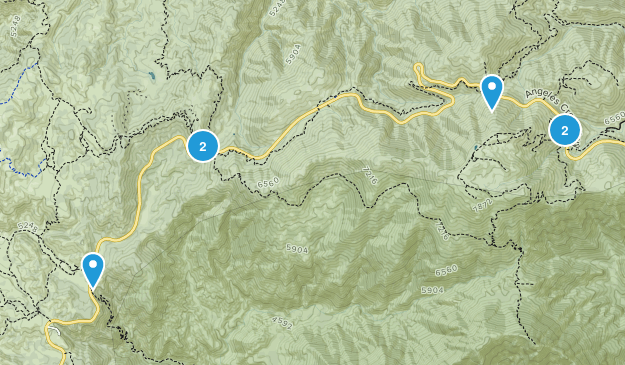 Three Points, California Map