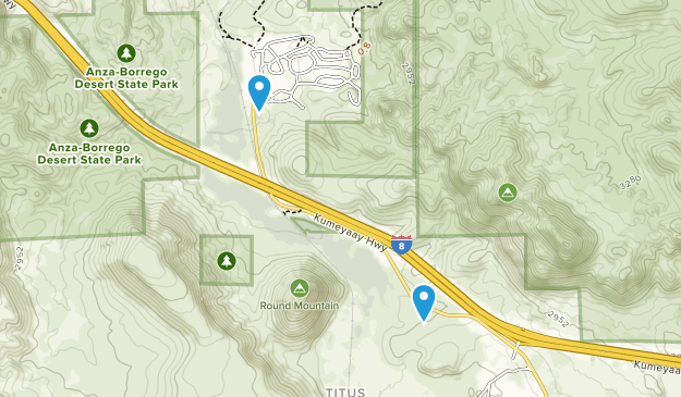 Titus, California Map