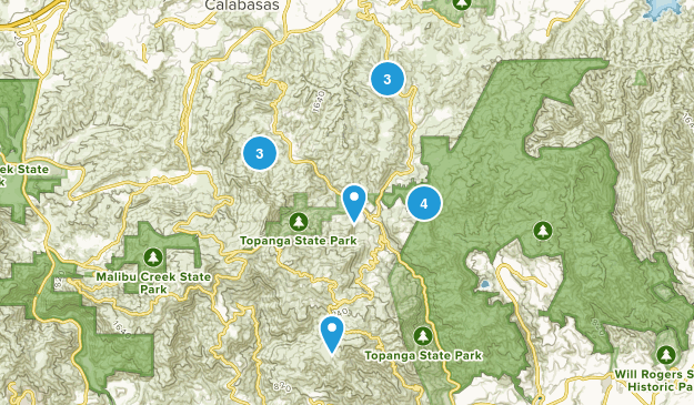 Topanga, California Map