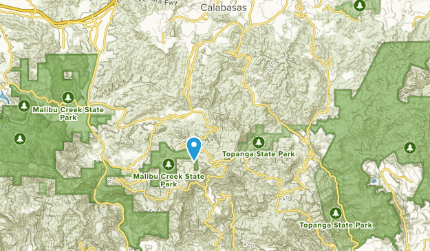 Topanga Park, California Map