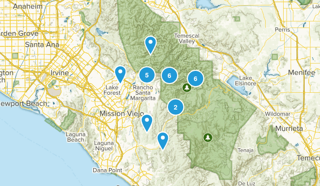 Trabuco Canyon, California Map