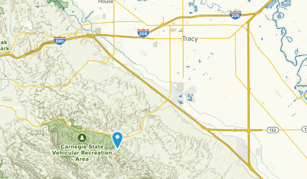 Tracy, Californie Map