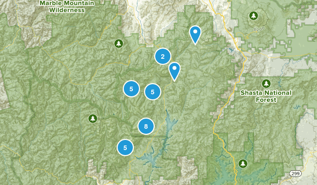 Trinity Center, California Map