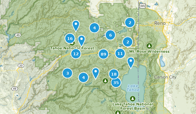 Truckee, California Map