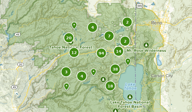 Truckee, California Map