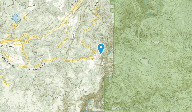 Tuolumne, California Map