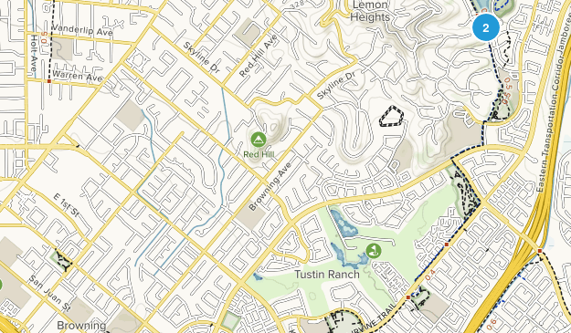 Tustin, California Map
