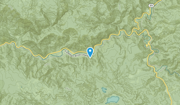 Twain, California Map