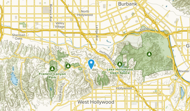 Universal City Studios, California Map