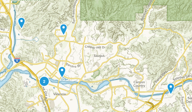 Valencia, California Map