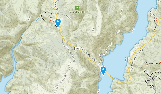Vallecito, California Map