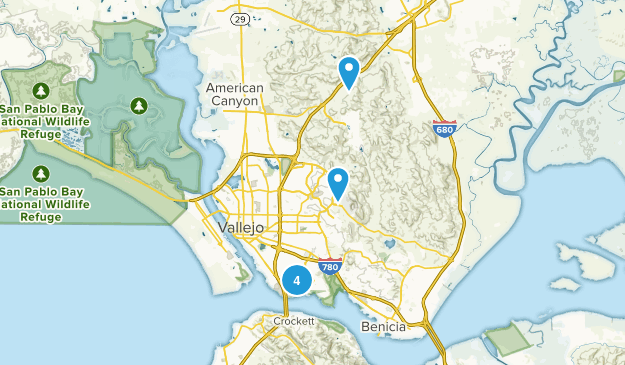 Vallejo, California Map