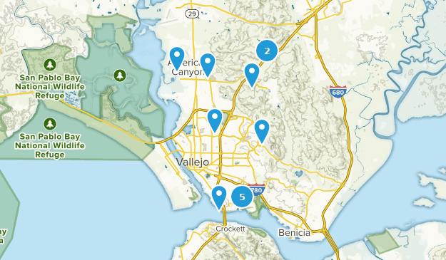 Vallejo, California Map