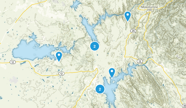 Valley Springs, California Map
