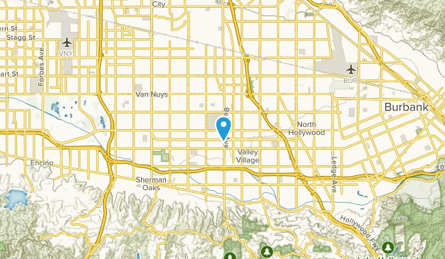 Van Nuys, California Map