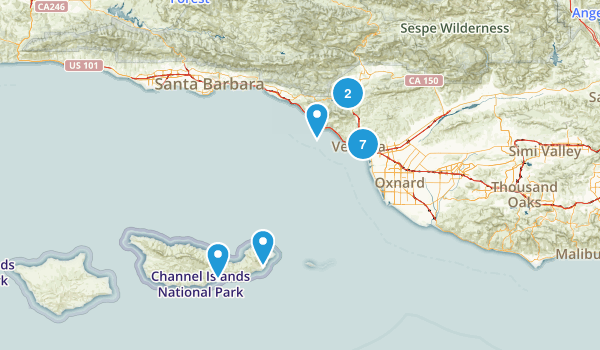 Ventura, California Map
