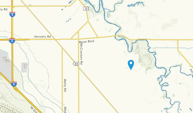 Vernalis, Californie Map