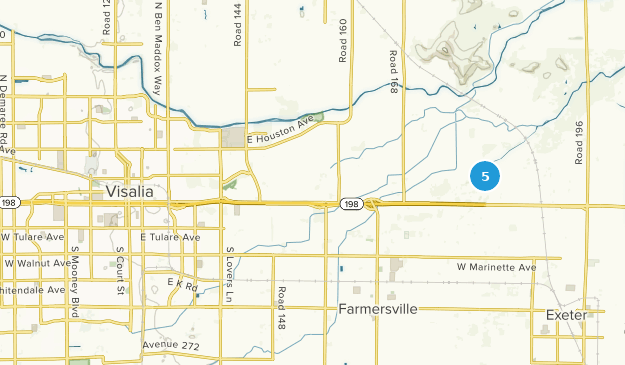 Visalia, Californie Map