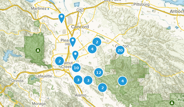 Walnut Creek, California Map