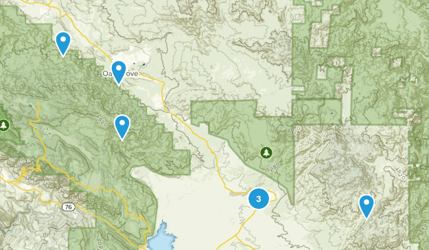 Warner Springs, California Map