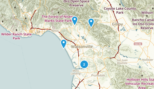 Watsonville, California Map