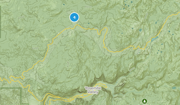 Wawona, Kalifornien Map