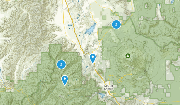Weed, California Map