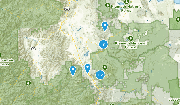 Weed, California Map