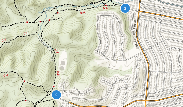 West Hills, California Map