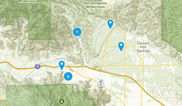 Whitewater, California Map