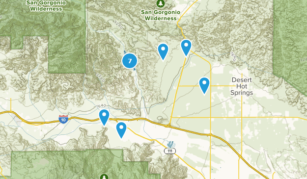 Whitewater, Californie Map