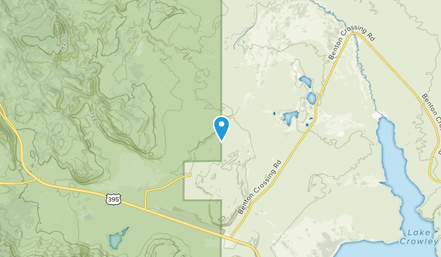Whitmore Hot Springs, California Map
